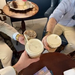 Caramel macchiato, vanilla crème cold brew, vanilla latte with cold foam. Caramel macchiato, vanilla crème cold brew, vanilla latte with cold foam.