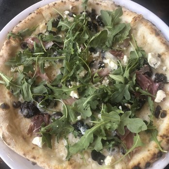 Community Pie - Downtown - Sweet Fig: with prosciutto, figs, arugula, Kalamata, and goat cheese--Yum - Pizza Near Me - Chattanooga, Tennessee Community Pie - Downtown - Sweet Fig: with prosciutto, figs, arugula, Kalamata, and goat cheese--Yum - Pizza Near Me - Chattanooga, Tennessee