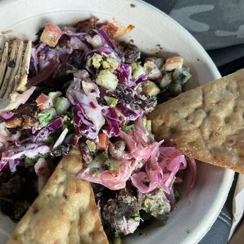 CAVA - Chicken, black Lentils and steak. Also pita chips - Salad Near Me - Greensboro, North Carolina CAVA - Chicken, black Lentils and steak. Also pita chips - Salad Near Me - Greensboro, North Carolina