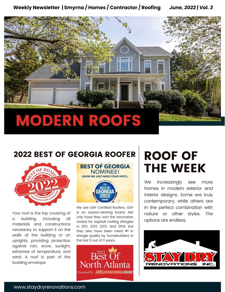 Slide of Stay Dry Renovations