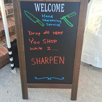 Apex Knife Sharpening - Apex Farmers Market, 2018 I'm also available at my home shop. - Knife Sharpening Near Me Apex Knife Sharpening - Apex Farmers Market, 2018 I'm also available at my home shop. - Knife Sharpening Near Me