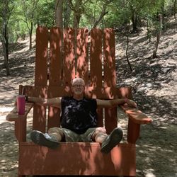 Inez Spring Riverfront RV Park - The big chair for the big guy!