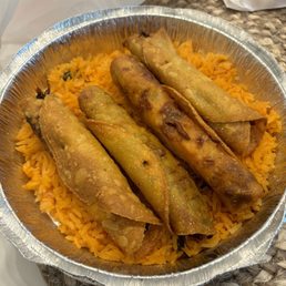Taquitos Mexicanos (2 chicken and 2 beef) Taquitos Mexicanos (2 chicken and 2 beef)