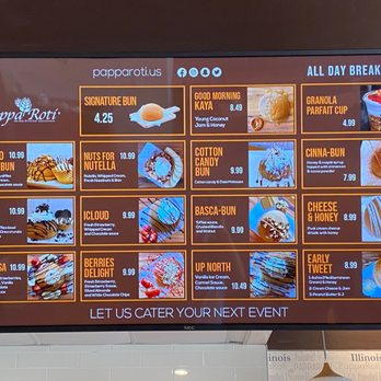 PappaRoti - Naperville - a menu for a variety of pastries - Coffee & Tea Near Me - Naperville, Illinois PappaRoti - Naperville - a menu for a variety of pastries - Coffee & Tea Near Me - Naperville, Illinois