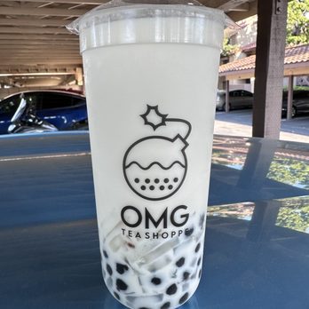 OMG Tea - Coconut milk tea with brown sugar boba and lychee jelly (no ice, 0 sweetness) - Bubble Tea Near Me - Santa Clara, California OMG Tea - Coconut milk tea with brown sugar boba and lychee jelly (no ice, 0 sweetness) - Bubble Tea Near Me - Santa Clara, California
