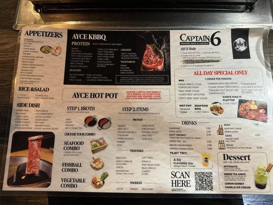 Menu photo 5 Captain6 Korean BBQ Las Vegas, NV