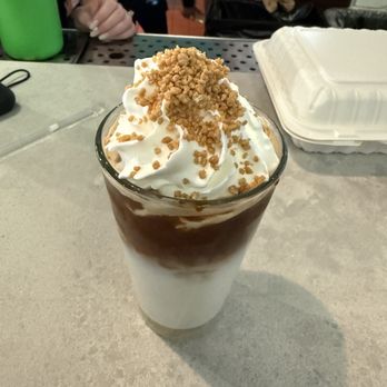 Mornings on First - Iced Banana Nut Latte - Breakfast & Brunch Near Me - Livermore, California Mornings on First - Iced Banana Nut Latte - Breakfast & Brunch Near Me - Livermore, California