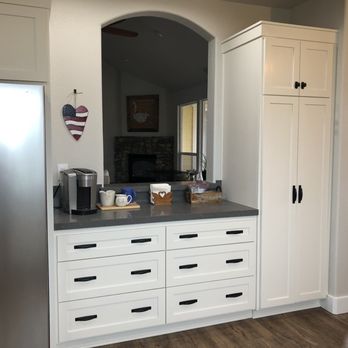 Blanco Specialties - Large drawers with pantry on right - Cabinetry Near Me - Granite Bay, California
