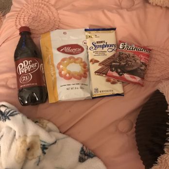 Maverik Adventure's First Stop - I got Dr Pepper, Hershey's Symphony Chocolate Bar, Albanese Gummi Peach Rings, and Grandmas Chocolate Brownie Cookies. - Gas Stations Near Me - Reno, Nevada Maverik Adventure's First Stop - I got Dr Pepper, Hershey's Symphony Chocolate Bar, Albanese Gummi Peach Rings, and Grandmas Chocolate Brownie Cookies. - Gas Stations Near Me - Reno, Nevada