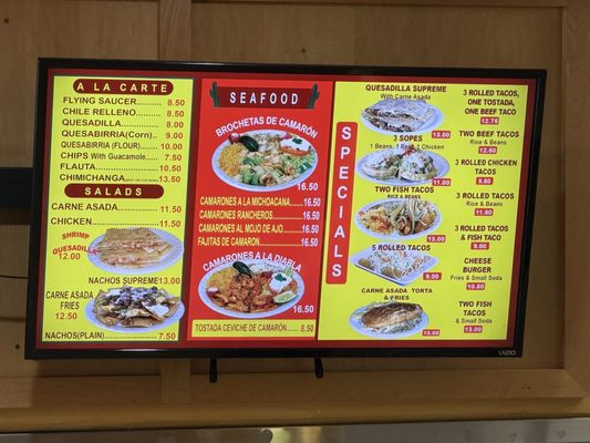 Menu photo 2 Chito's Taco Shop Vista, CA