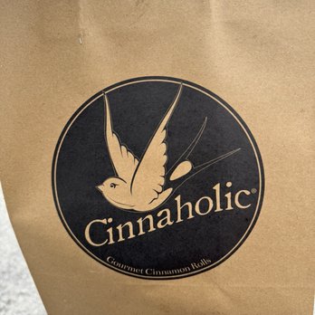 Cinnaholic - a paper bag with a bird on it - Bakeries Near Me - Chicago, Illinois Cinnaholic - a paper bag with a bird on it - Bakeries Near Me - Chicago, Illinois