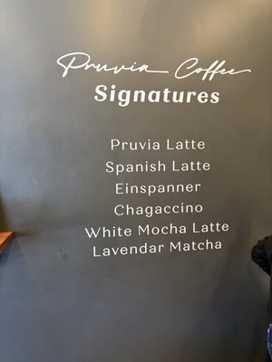 Menu photo 2 Pruvia Coffee Bar Gardena, CA Menu photo 2 Pruvia Coffee Bar Gardena, CA