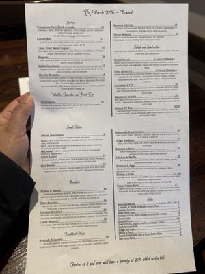 Menu photo 4 The Porch Sacramento, CA Menu photo 4 The Porch Sacramento, CA
