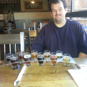 10 Barrel Brewing - West Side Bend - My husband got the 10 barrel sampler:-) - Brewpubs Near Me - Bend, Oregon