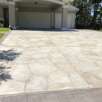 Allied Outdoor Solutions - Carvestone driveway overlay - Masonry/Concrete Near Me - Houston, Texas