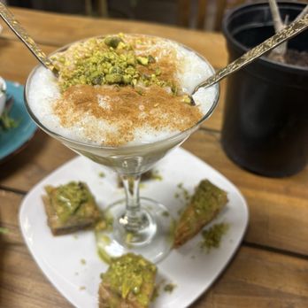Dvine Mediterranean Experience - Long Beach - Rice pudding and Baklava - Mediterranean Near Me - Long Beach, California