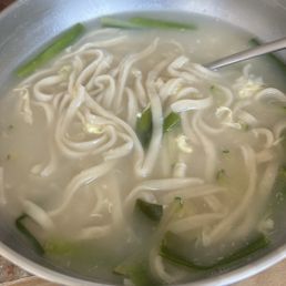 Seafood Handmade Noodle Soup