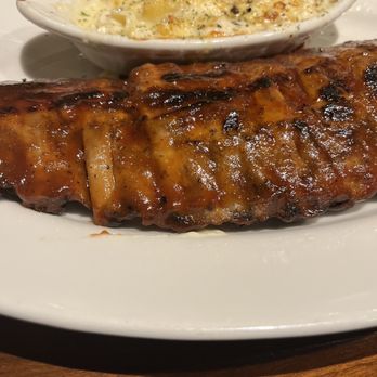 J. Alexander's - Barbecue baby back ribs and mac and cheese - New American Near Me - Houston, Texas
