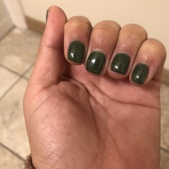 Broadway Nails & Spa - Pointer and middle finger slightly crooked. But this is the gel powder (which was put in like acrylic without the fake nails) - Nail Salons Near Me - El Cajon, California Broadway Nails & Spa - Pointer and middle finger slightly crooked. But this is the gel powder (which was put in like acrylic without the fake nails) - Nail Salons Near Me - El Cajon, California