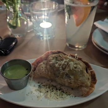 Ziba's Bistro and Wine Bar - Empanada and Bichon cocktail - Wine Bars Near Me - Atlanta, Georgia Ziba's Bistro and Wine Bar - Empanada and Bichon cocktail - Wine Bars Near Me - Atlanta, Georgia