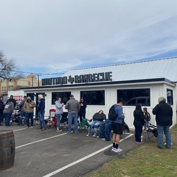 Hurtado Barbecue - Grand opening day.  Cool building - Barbeque Near Me - Arlington, Texas