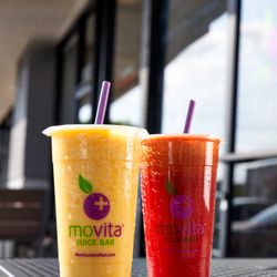 Movita Juice Bar - USC - Pineapple mango and Velvet