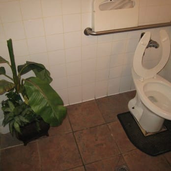Thai Table - Foliage in the mens room - Thai Near Me - Whittier, California