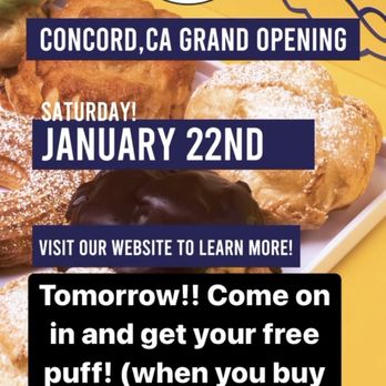 Beard Papa’s - Desserts Near Me - Concord, California