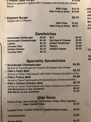 Menu photo 2 Ollie's Place Celina, TN