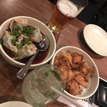 Nooshi - Crabmeat Wonton and Sichuan Dragon Dumpling - Sushi Bars Near Me - Washington, DC, District of Columbia