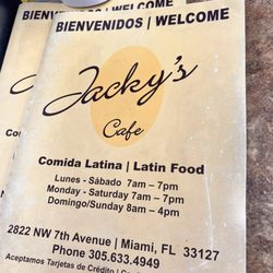 Menu front