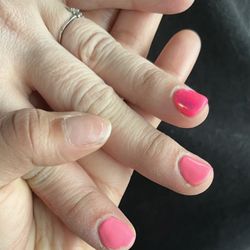 Beauty Cafe - One of the chipped nails