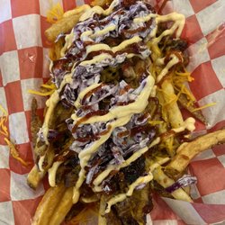 The pulled pork fries did not disappoint