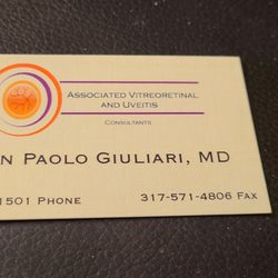 Gian Paolo Giuliari, MD - Gian Paolo Guiliari M.D. business card