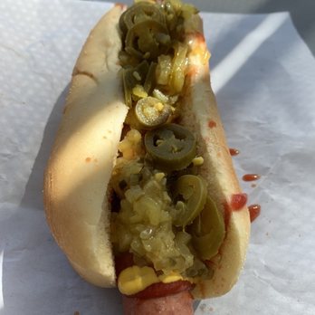 Beautiful Oregon - polish sausage = $8 - Shaved Ice Near Me - Portland, Oregon