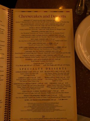 Menu photo 5 The Cheesecake Factory Chicago, IL Menu photo 5 The Cheesecake Factory Chicago, IL
