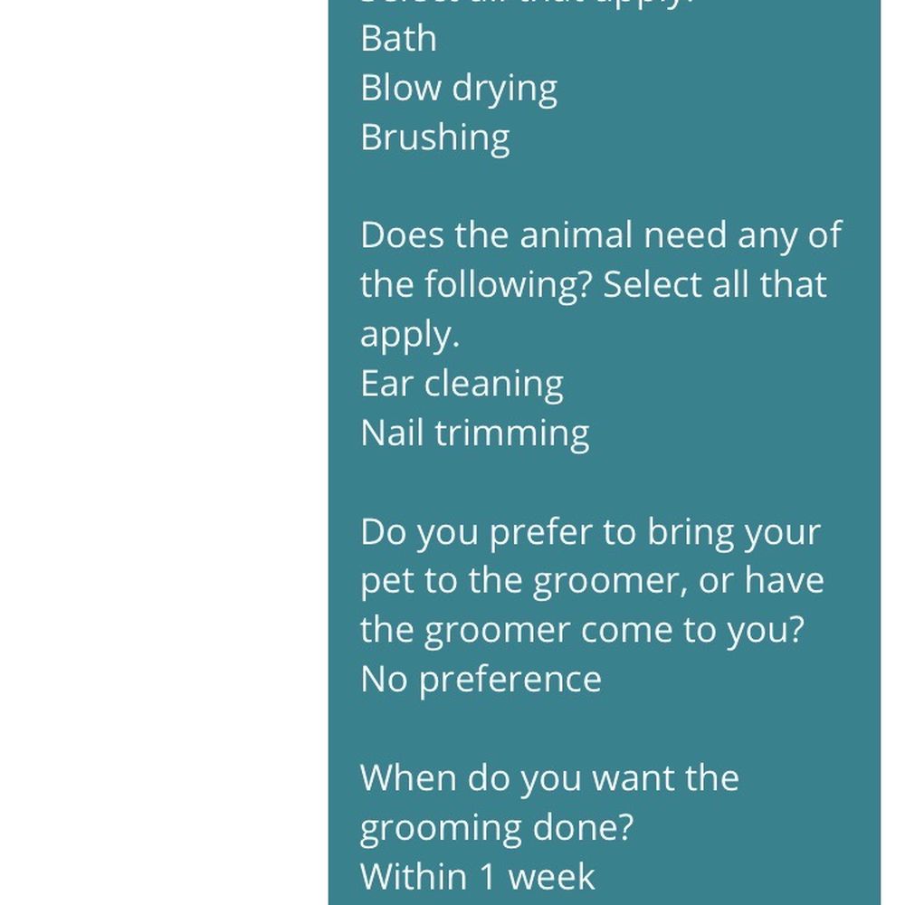 Eco Paw Spa - Unanswered but read messages. - Pet Groomers Near Me Eco Paw Spa - Unanswered but read messages. - Pet Groomers Near Me