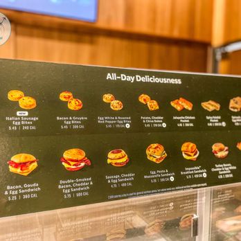 Starbucks - All-Day Menu - Coffee & Tea Near Me - Huntsville, Texas Starbucks - All-Day Menu - Coffee & Tea Near Me - Huntsville, Texas