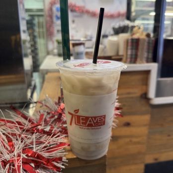 7 Leaves Cafe - taro milk tea - Coffee & Tea Near Me - Irvine, California