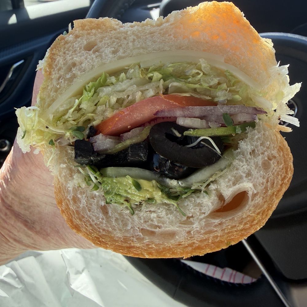 D'Elia's Grinders Orangecrest - Woodcrest - HALF D'Loaded Vegetarian OMG!! - Sandwiches Near Me - Riverside, California