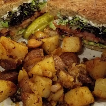 Toast Coffeehouse - BLT sandwich with sliced avocado. $12.95 This is what I enjoyed. - Coffee & Tea Near Me - Patchogue, New York Toast Coffeehouse - BLT sandwich with sliced avocado. $12.95 This is what I enjoyed. - Coffee & Tea Near Me - Patchogue, New York