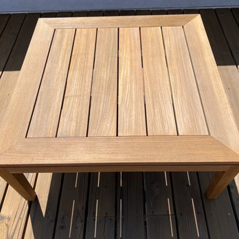 Kings Refinish - Teak furniture cleaned up beautifully - Decks & Railing Near Me - Redwood City, California