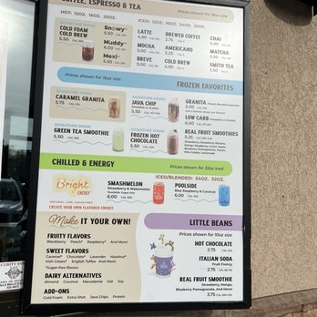 The Human Bean - One of their menus! Like what you see? - Coffee & Tea Near Me - Hermiston, Oregon The Human Bean - One of their menus! Like what you see? - Coffee & Tea Near Me - Hermiston, Oregon
