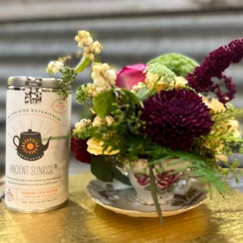 Lucky Flowers - A tea cup floral design paired with delicious tea! - Florists Near Me - Kennewick, Washington Lucky Flowers - A tea cup floral design paired with delicious tea! - Florists Near Me - Kennewick, Washington