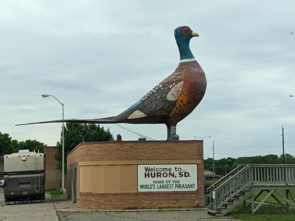 WORLD’S LARGEST PHEASANT 924 4th St NE, Huron, South Dakota, United