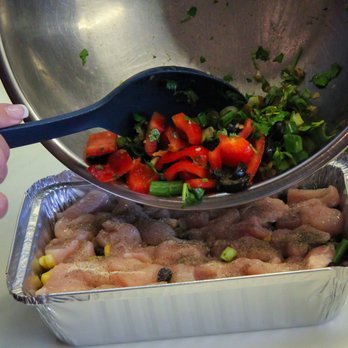 Dinner Factory Canada - Our meal with a bounty of vegetables and fresh herbs - Do-It-Yourself Food Near Me - St. Albert, Alberta Dinner Factory Canada - Our meal with a bounty of vegetables and fresh herbs - Do-It-Yourself Food Near Me - St. Albert, Alberta