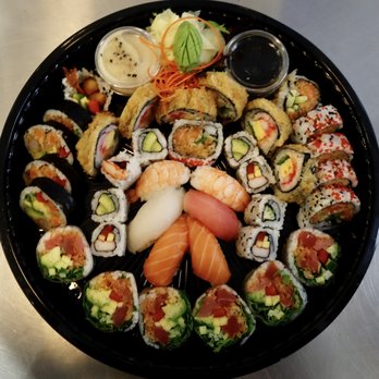 Ryo Sushi - a plate of sushi and rolls - Sushi Bars Near Me - Montreal, Quebec Ryo Sushi - a plate of sushi and rolls - Sushi Bars Near Me - Montreal, Quebec