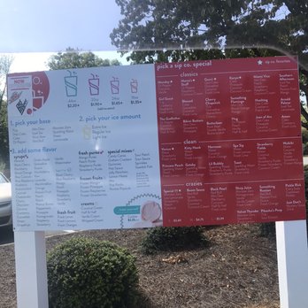 Sip Co - Menu board - Juice Bars & Smoothies Near Me - Concord, North Carolina Sip Co - Menu board - Juice Bars & Smoothies Near Me - Concord, North Carolina