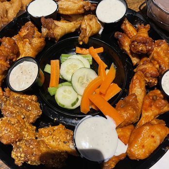 Wild Wing Cafe - 25 Wings Sampler - Chicken Wings Near Me - Chesapeake, Virginia Wild Wing Cafe - 25 Wings Sampler - Chicken Wings Near Me - Chesapeake, Virginia
