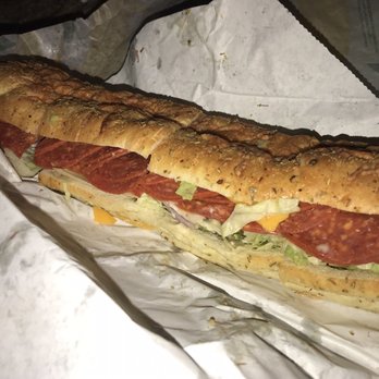 Subway - Spicy Italian ; with Italian herbs and cheese as bread - Sandwiches Near Me - Carrollton, Texas